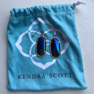 Kendra Scott Elle Earrings - black iridescent